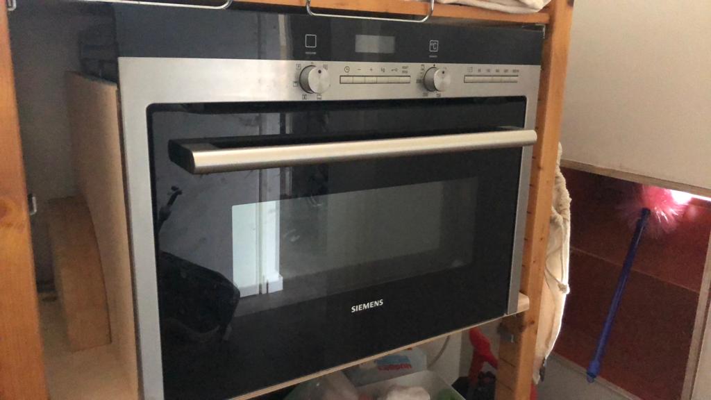 Inbouw combi oven/magnetron Siemens, Ophalen, Combimagnetron, Gebruikt, Inbouw