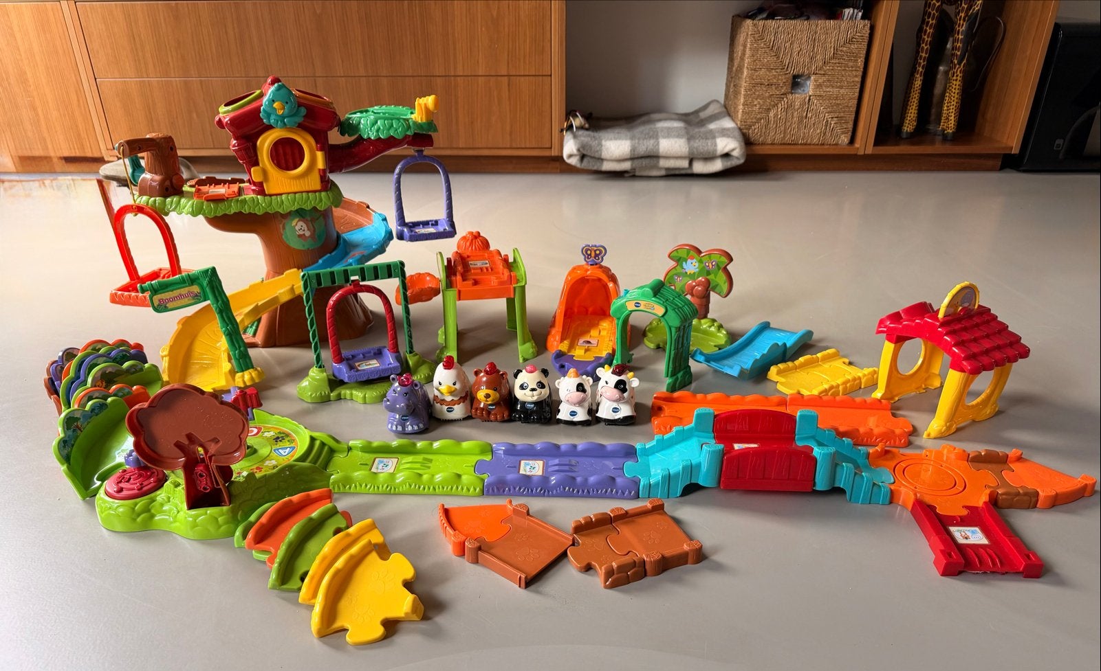 VTech Zoef Zoef Dieren Speelset met veel extra's, Ophalen, Zo goed als nieuw, Jongen of Meisje