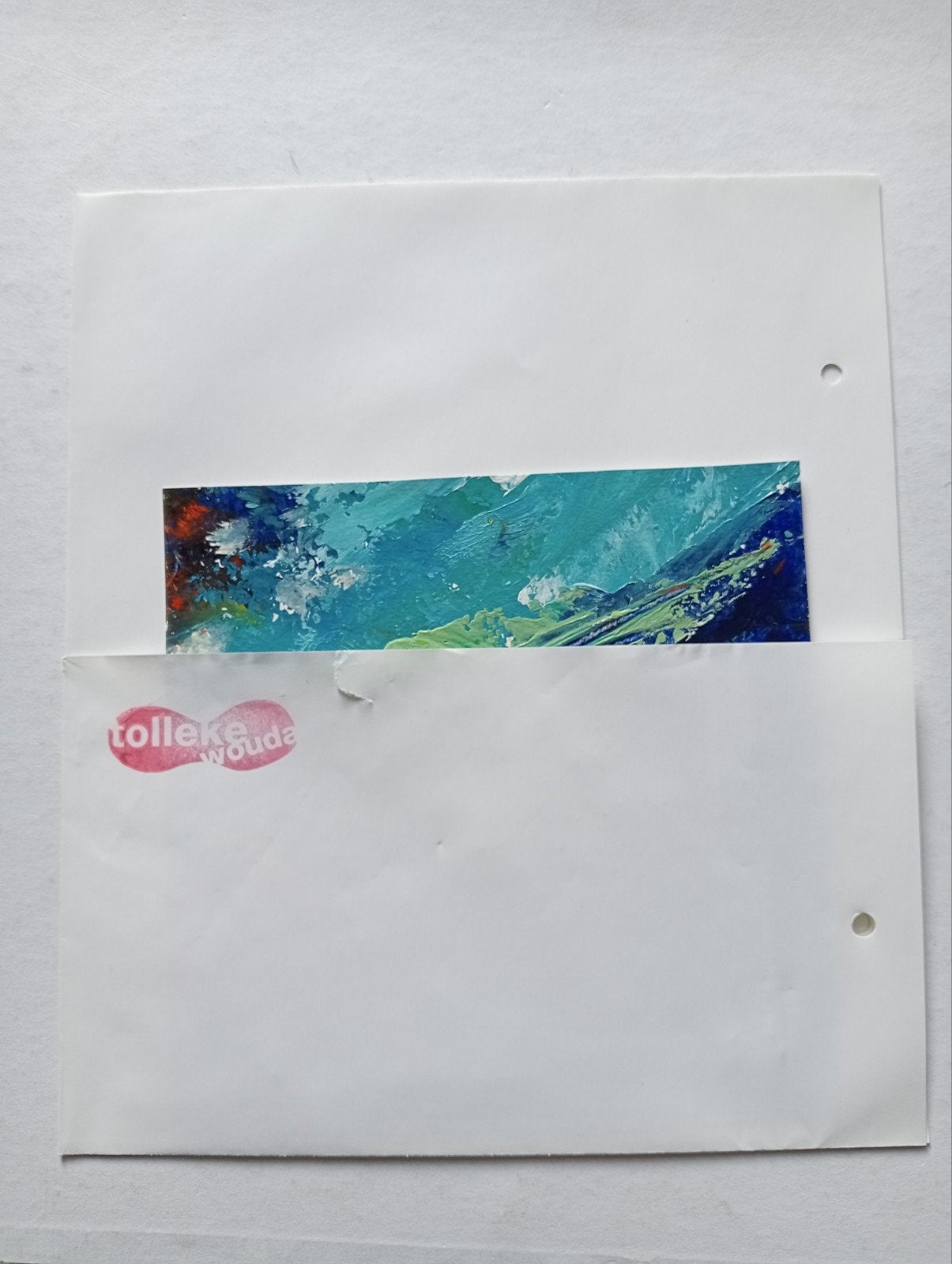Tolleke Wouda abstracte compositie, Ophalen of Verzenden