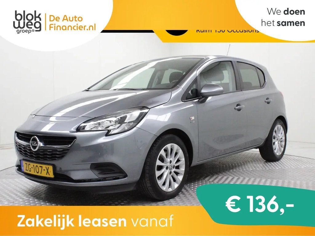 Opel Corsa 1.0 Turbo 120 Jaar Edition | climate € 9.900,00, Stof, Gebruikt, Automatische klimaatregeling, 49 €/maand