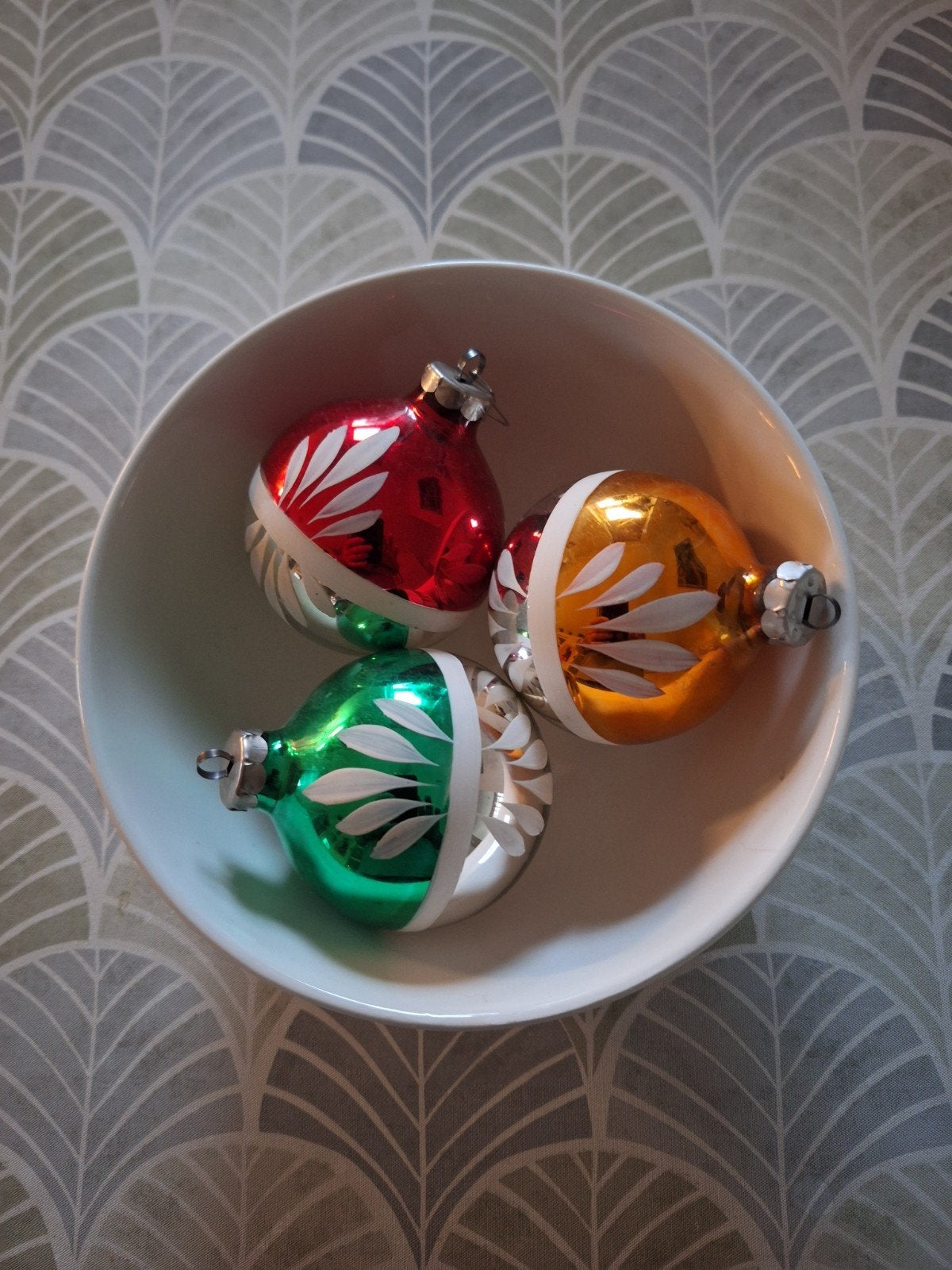 Set van 3 vintage reflectieballen / deukballen (Retro jaren, Diversen, Ophalen of Verzenden, Nieuw