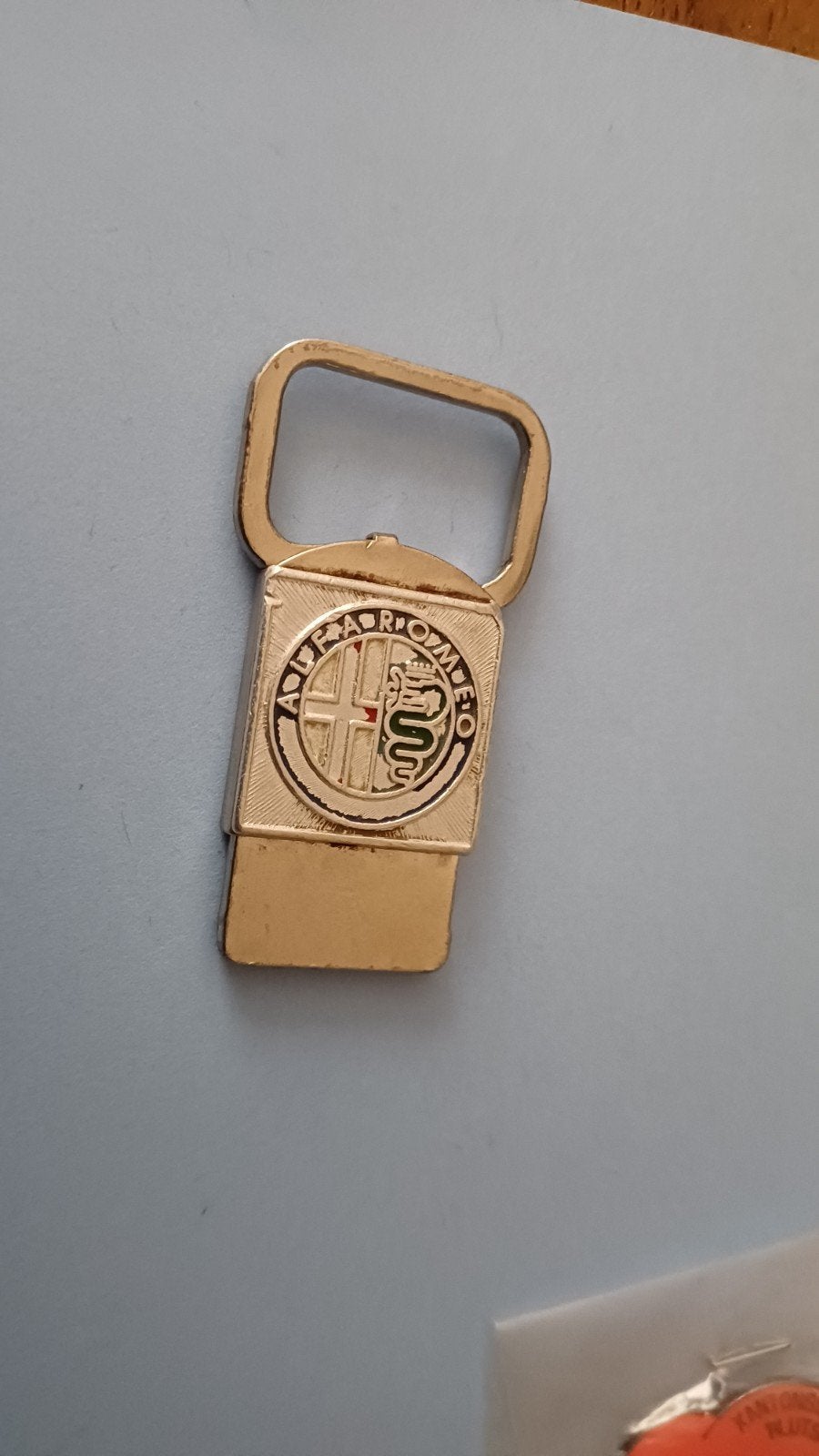 Sleutelhanger Alfa Romeo circa 1980, Verzamelen, Sleutelhangers, Ophalen of Verzenden, Nieuw, Merk