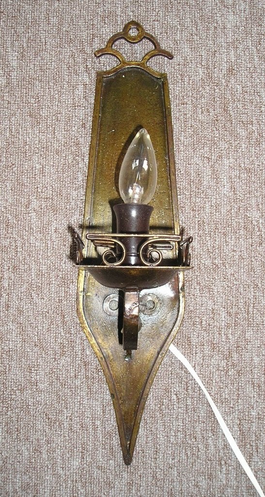 Wandlamp  (Metaal), Antiek en Kunst, Ophalen of Verzenden