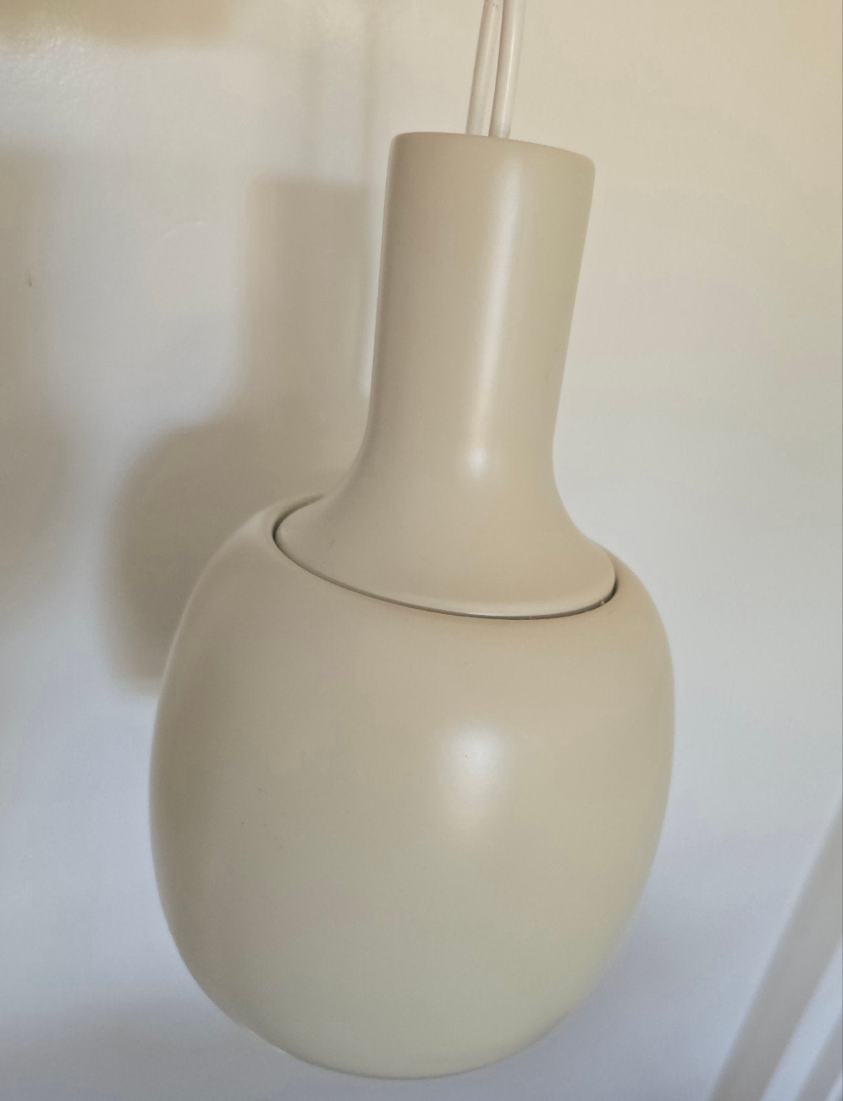 Kleine beige hanglamp, Ophalen
