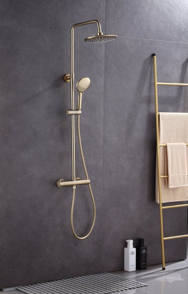 Euphoria regendouche Mat Goud compleet, Ophalen of Verzenden, Nieuw, Douche