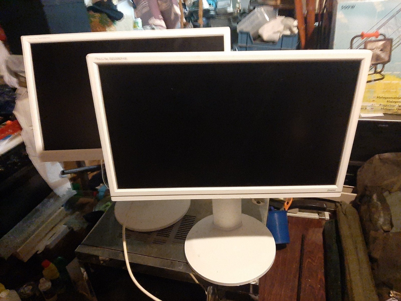 2x iiyama monitoren, Computers en Software, Monitoren, Ophalen, IPS, Full HD, Zo goed als nieuw