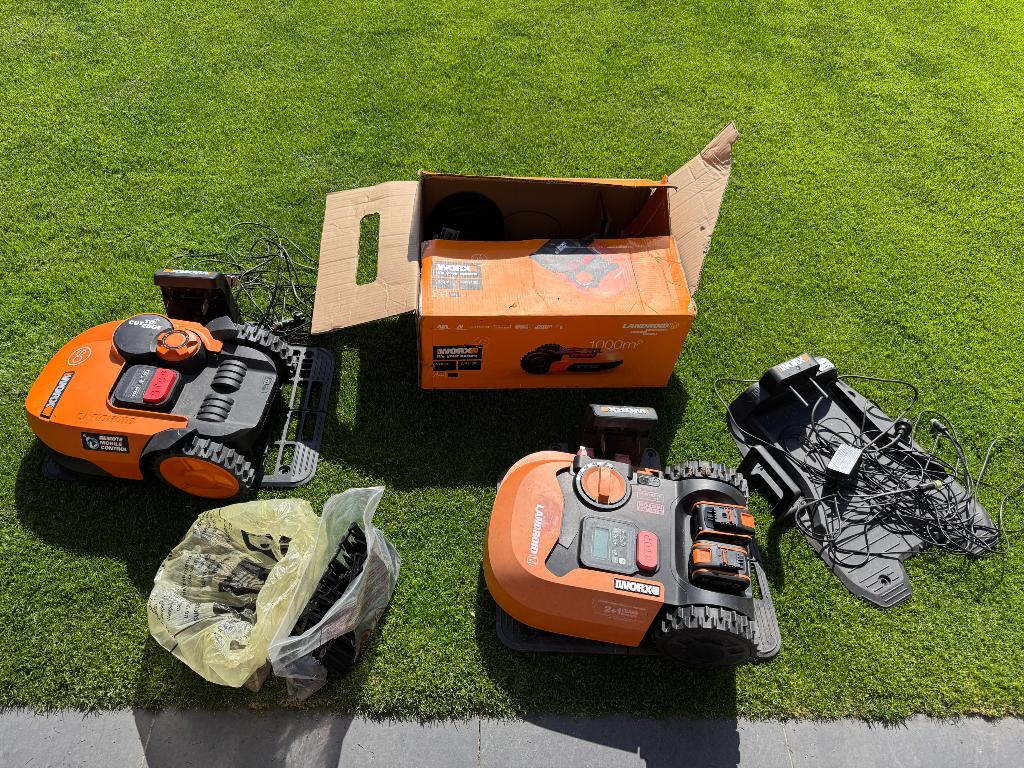 Worx Landroid Grasrobot, Tuin en Terras, Grasmaaiers, Ophalen, Cirkelmaaier, Gebruikt, 50 cm of meer