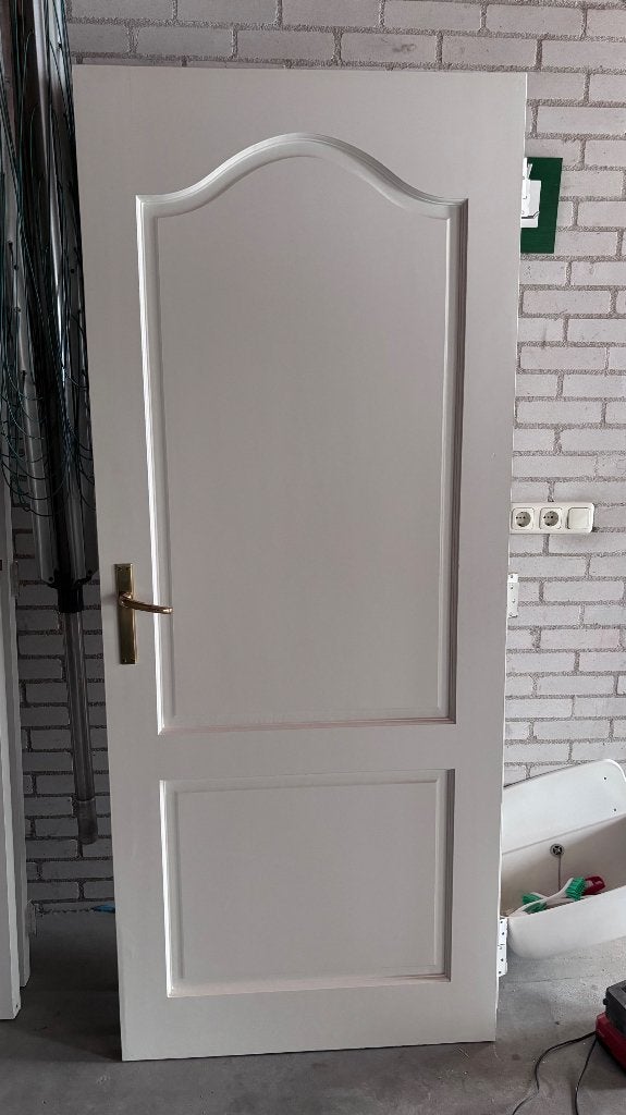 Hardhout deuren, Doe-het-zelf en Verbouw, Deuren en Horren, Ophalen, Gebruikt, 80 tot 100 cm, Binnendeur