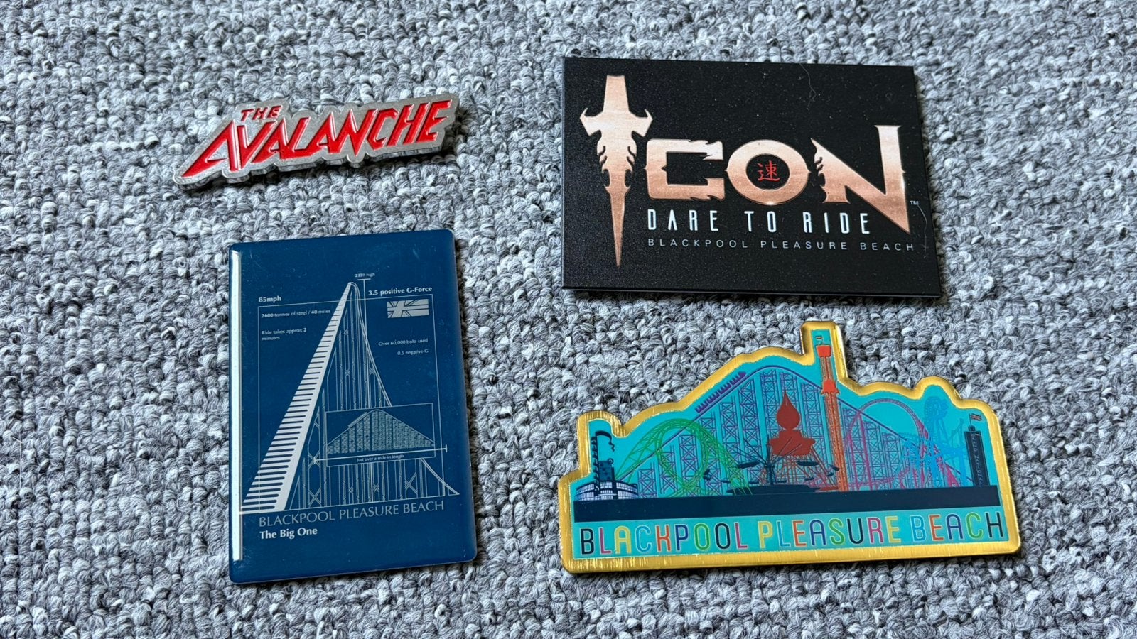 Pretpark Magneten Blackpool Pleasure Beach, Ophalen of Verzenden, Zo goed als nieuw