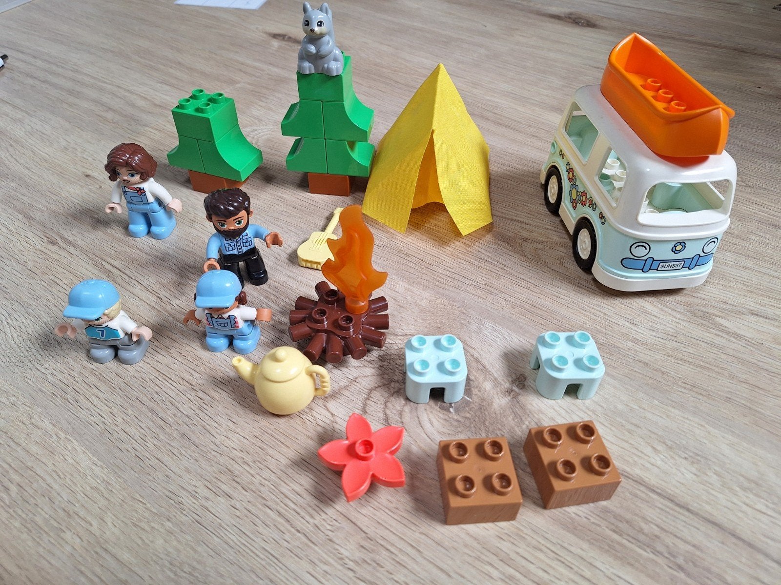 LEGO Duplo Kampeeravontuur, Ophalen of Verzenden, Gebruikt, Overige merken