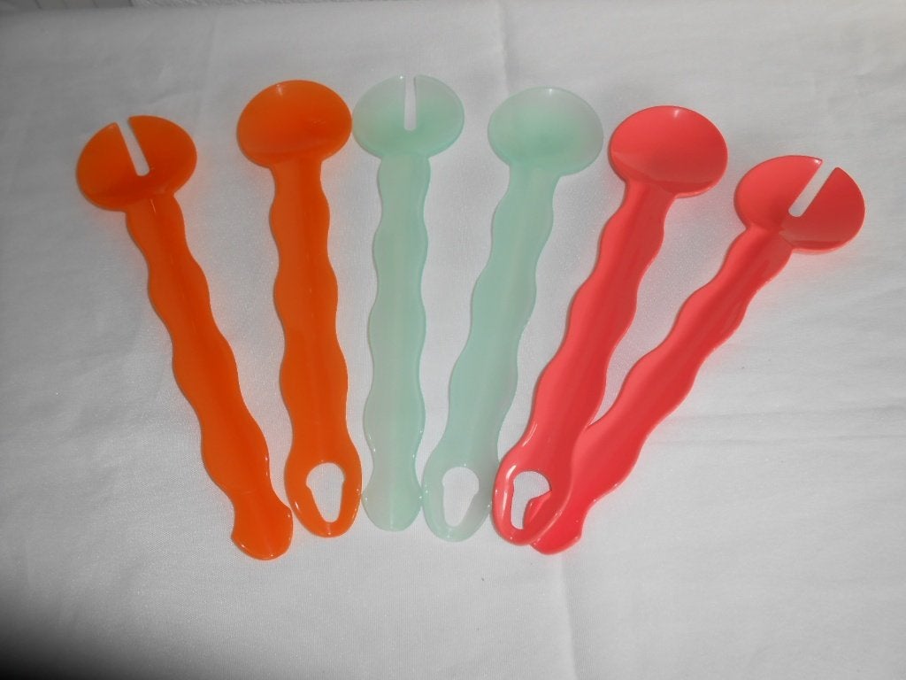 Tupperware Trendy Slacouvert Oranje/Groen/Roze NIEUW, Met bestek, Overige typen, Nieuw, Oranje