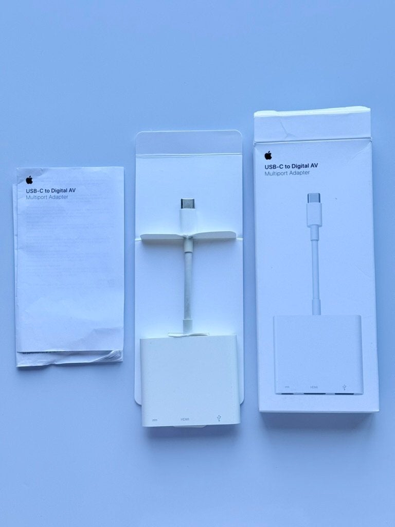 Apple USB C Digital AV Multiport Adapter HDMI, Ophalen of Verzenden, Zo goed als nieuw, Minder dan 2 meter, HDMI-kabel