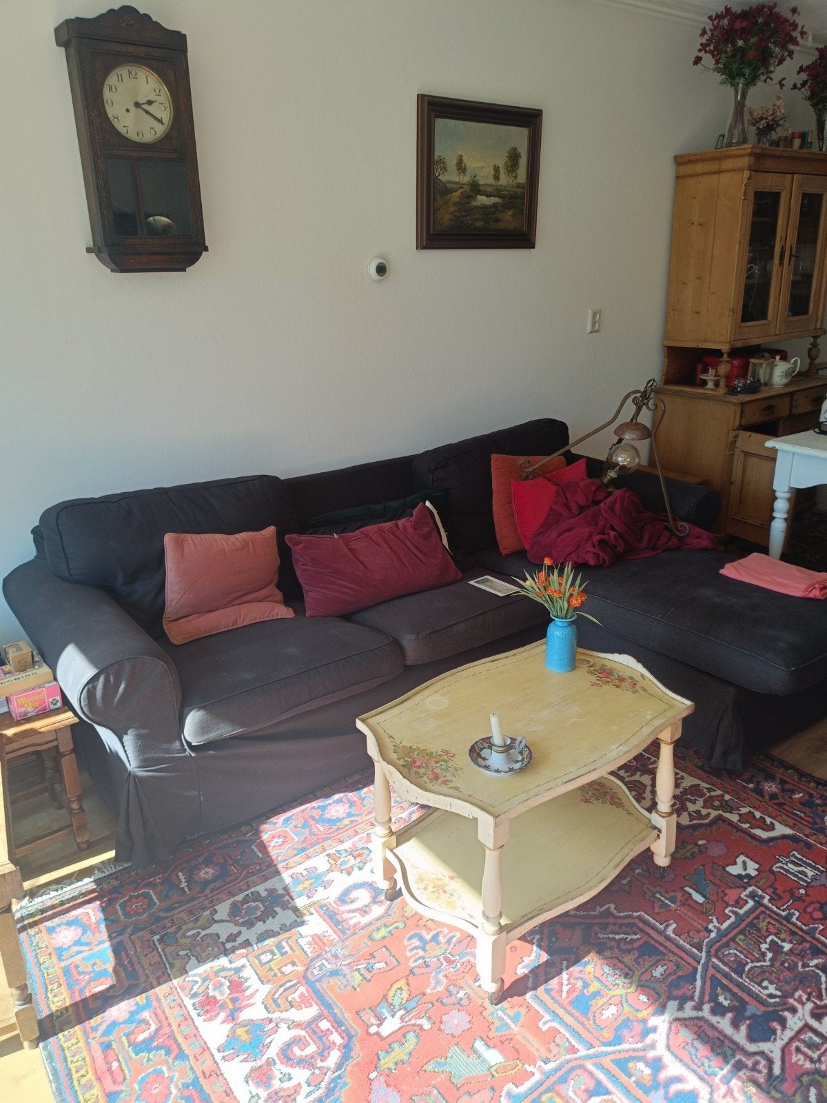 Gratis bank, Huis en Inrichting, Banken | Bankstellen, Ophalen, Gebruikt, 75 tot 100 cm