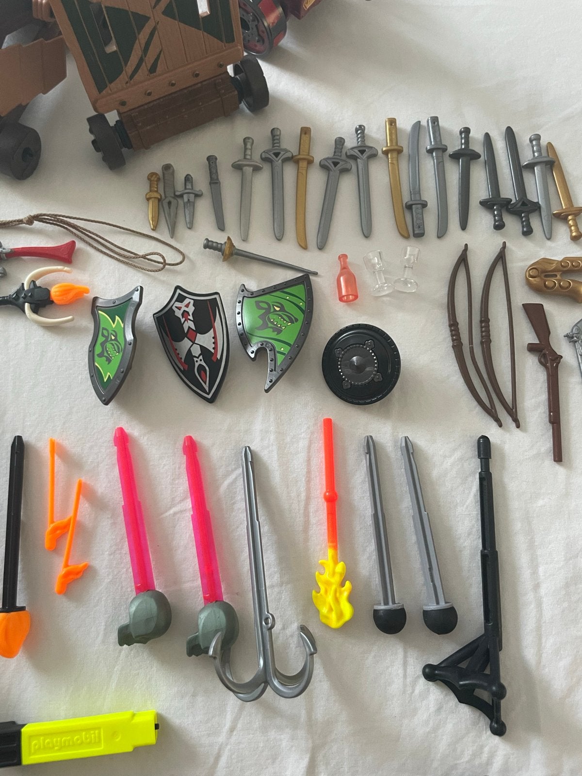 Grote Playmobil set: ridders, piraten, voertuigen en meer!, Ophalen, Gebruikt, Jongen of Meisje