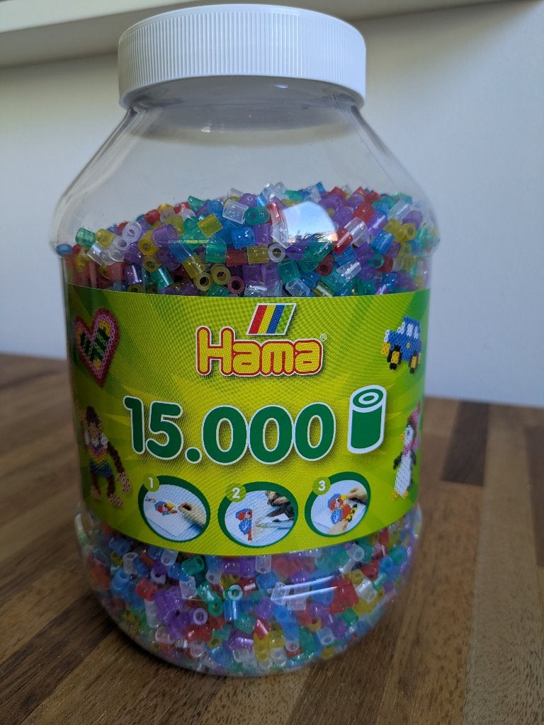 Strijkkralen + grondplaten/vormpjes, Hobby en Vrije tijd, Knutselen, Ophalen, Overige typen, Meerkleurig, Zo goed als nieuw