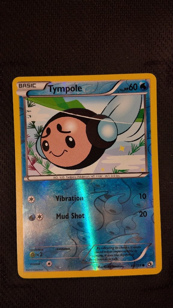 Tympole 1 40 Legendary Treasures | Pokemon kaart, Ophalen, Zo goed als nieuw, Losse kaart, Foil