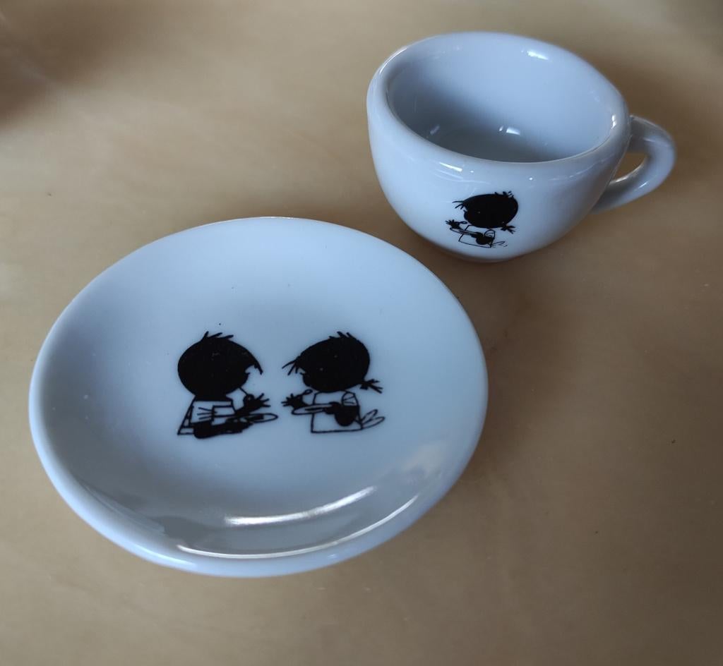 klein bord en kopje kinder servies JIP en JANNEKE, Ophalen of Verzenden, Nieuw