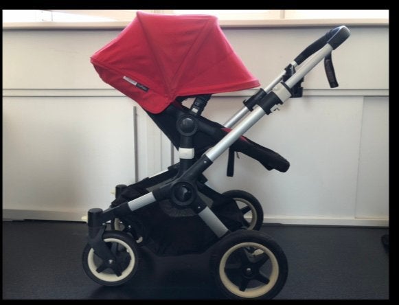 Hele nette Bugaboo Bufalo Kinderwagen Rood, Ophalen, Zo goed als nieuw, Bugaboo
