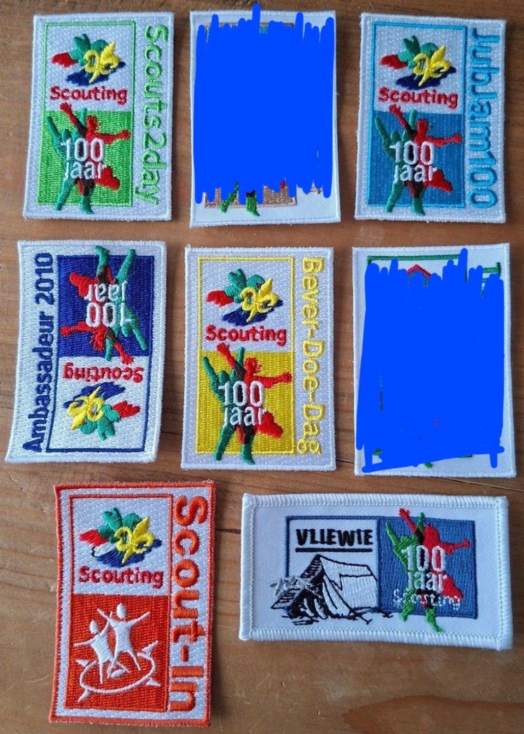 Scouting verschillende insinges 2 euro ps, Verzamelen, Ophalen of Verzenden, Nieuw