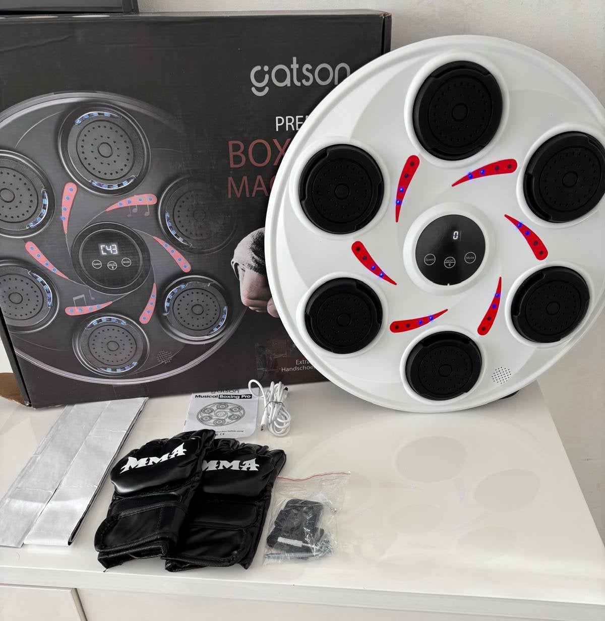 Gatson Premium Boxing Machine+ muziek Volwassenen Kinderen, Ophalen, Nieuw, Bokszak