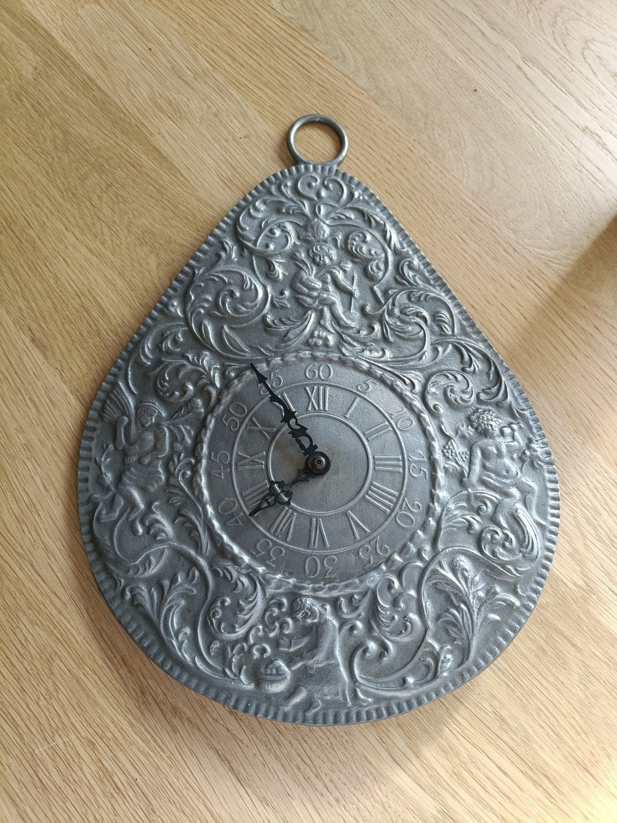 TINNEN KLOK, Ophalen of Verzenden