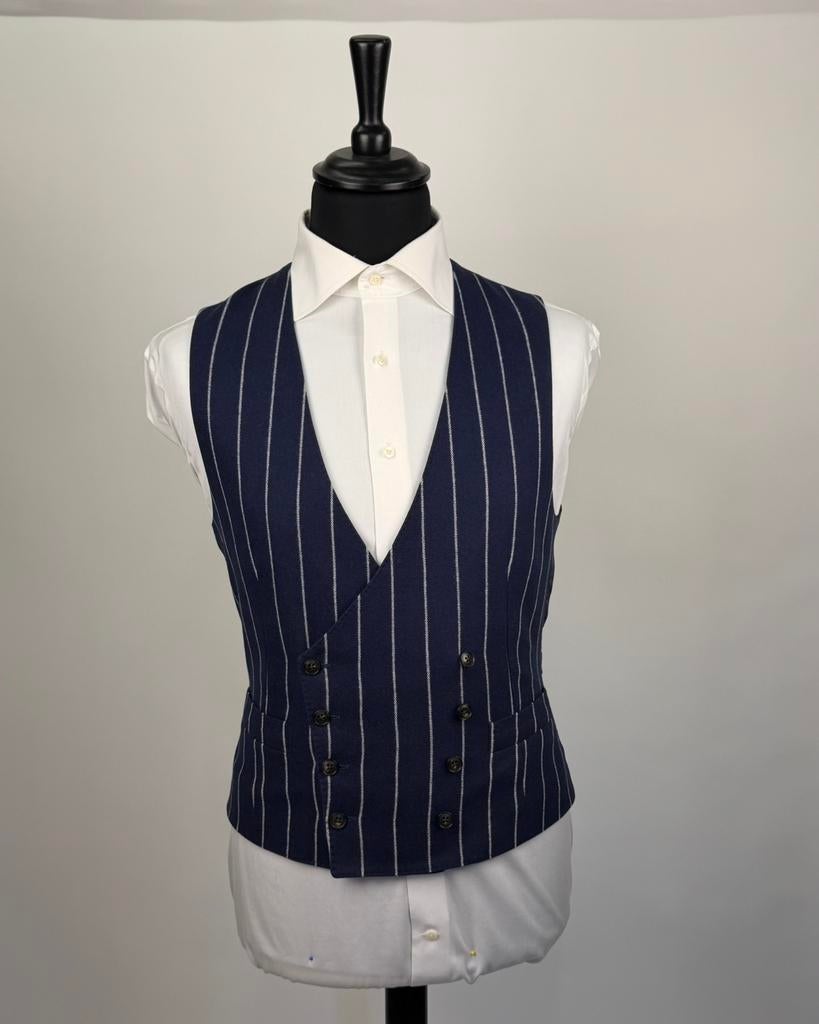 Suitsupply waistcoat 48, Ophalen of Verzenden, Zo goed als nieuw, Maat 48/50 (M), Blauw