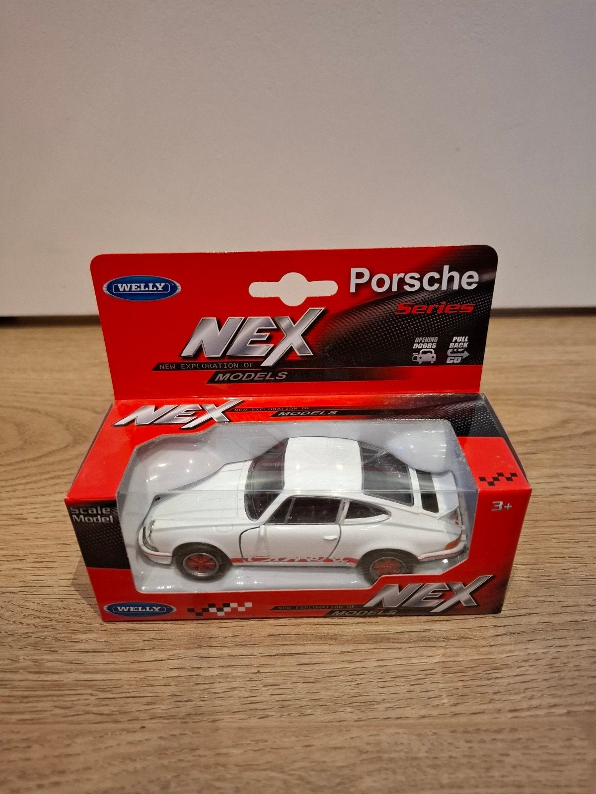 Porsche 911 Turbo 1:43 schaalmodel - Welly NEX, Ophalen of Verzenden, Nieuw, Auto, Overige merken