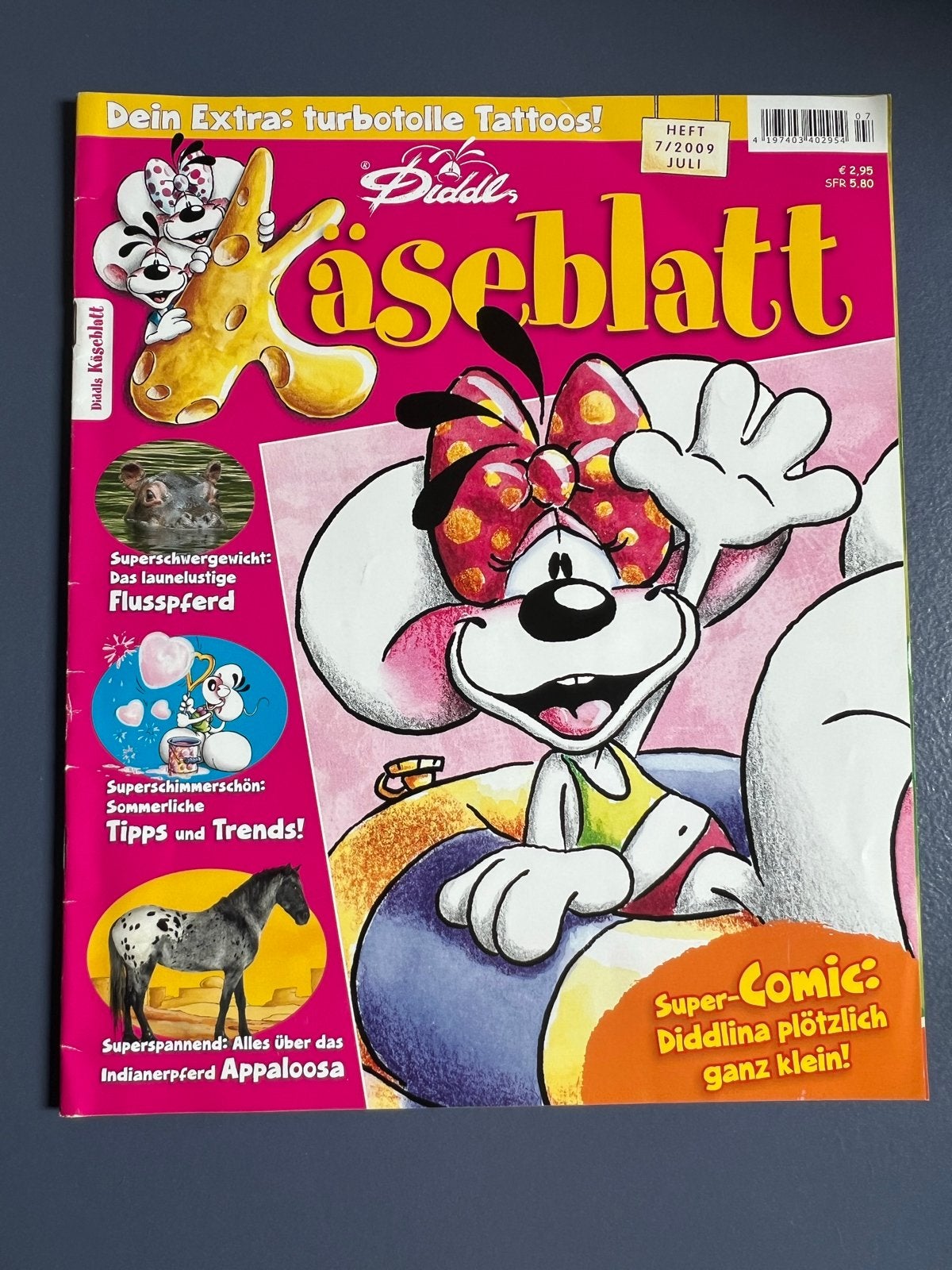 Diddls Käseblatt - Heft 7/2009 - Juli, Ophalen of Verzenden, Gelezen, Overige typen