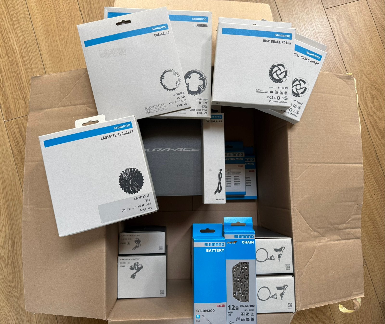 Shimano dura ace Di2 12sp groepset NIEUW, Fietsen en Brommers, Ophalen, Nieuw