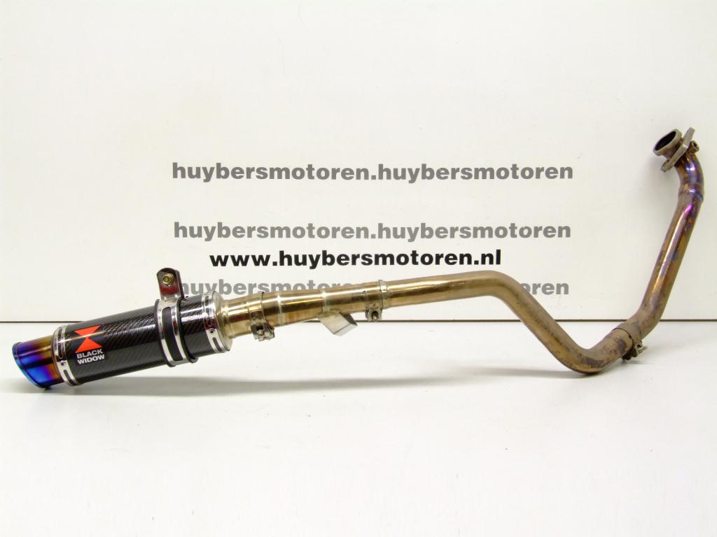 Uitlaatsysteem / Uitlaat Black Widow Imitatie Honda NC700S, Ophalen, Info@huybersmotoren.nl, Gebruikt, HM - Sale