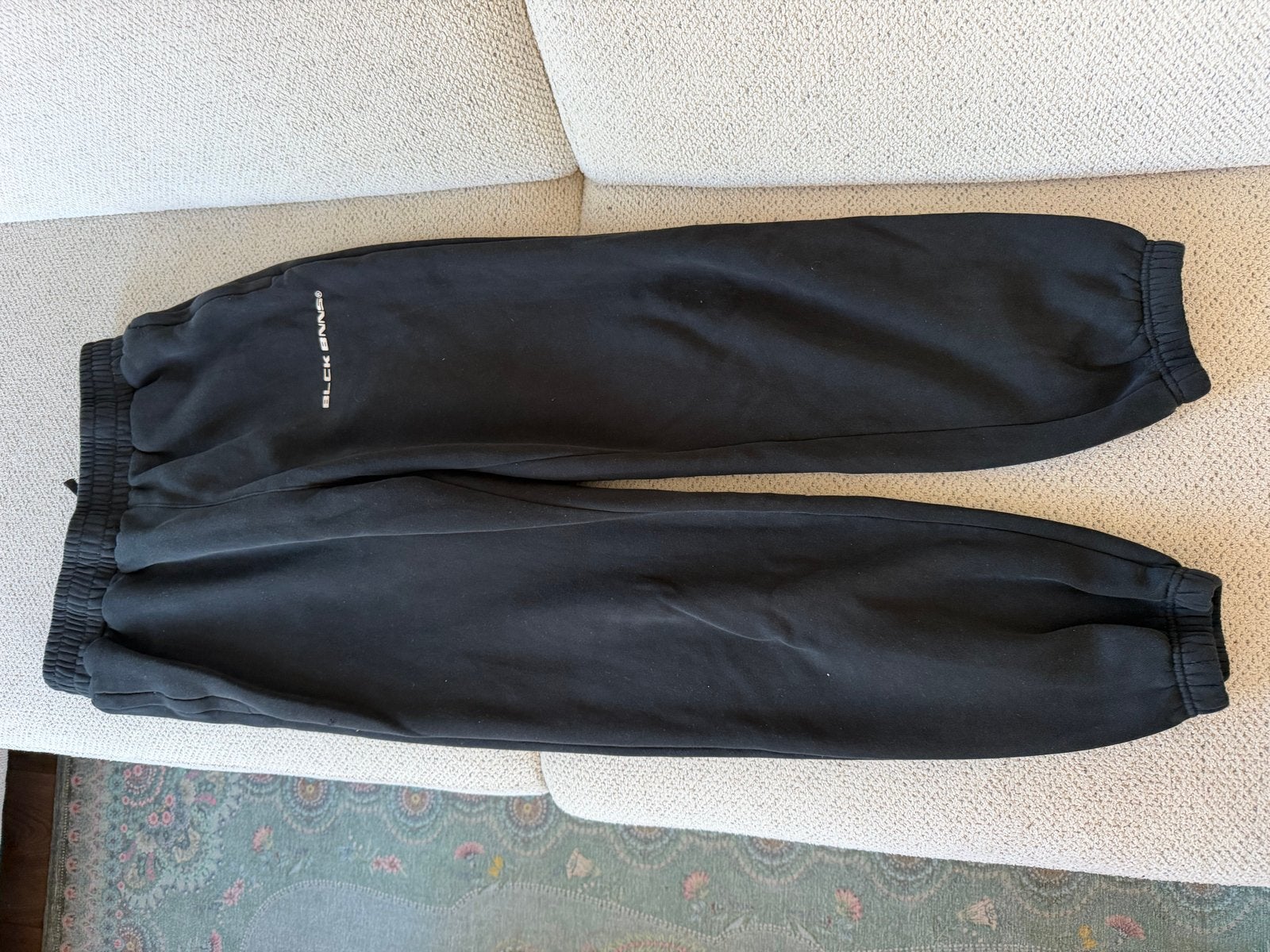 Zwarte Black Bananas joggingbroek heren - Maat L, Ophalen of Verzenden, Gedragen, Maat 52/54 (L), Zwart