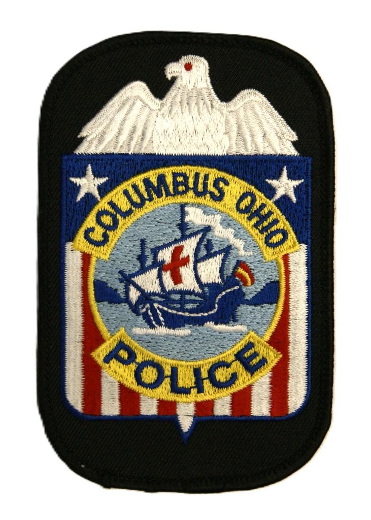 Patch / Embleem Politie Columbus Ohio, Ophalen of Verzenden, Marechaussee, Amerika, Embleem of Badge