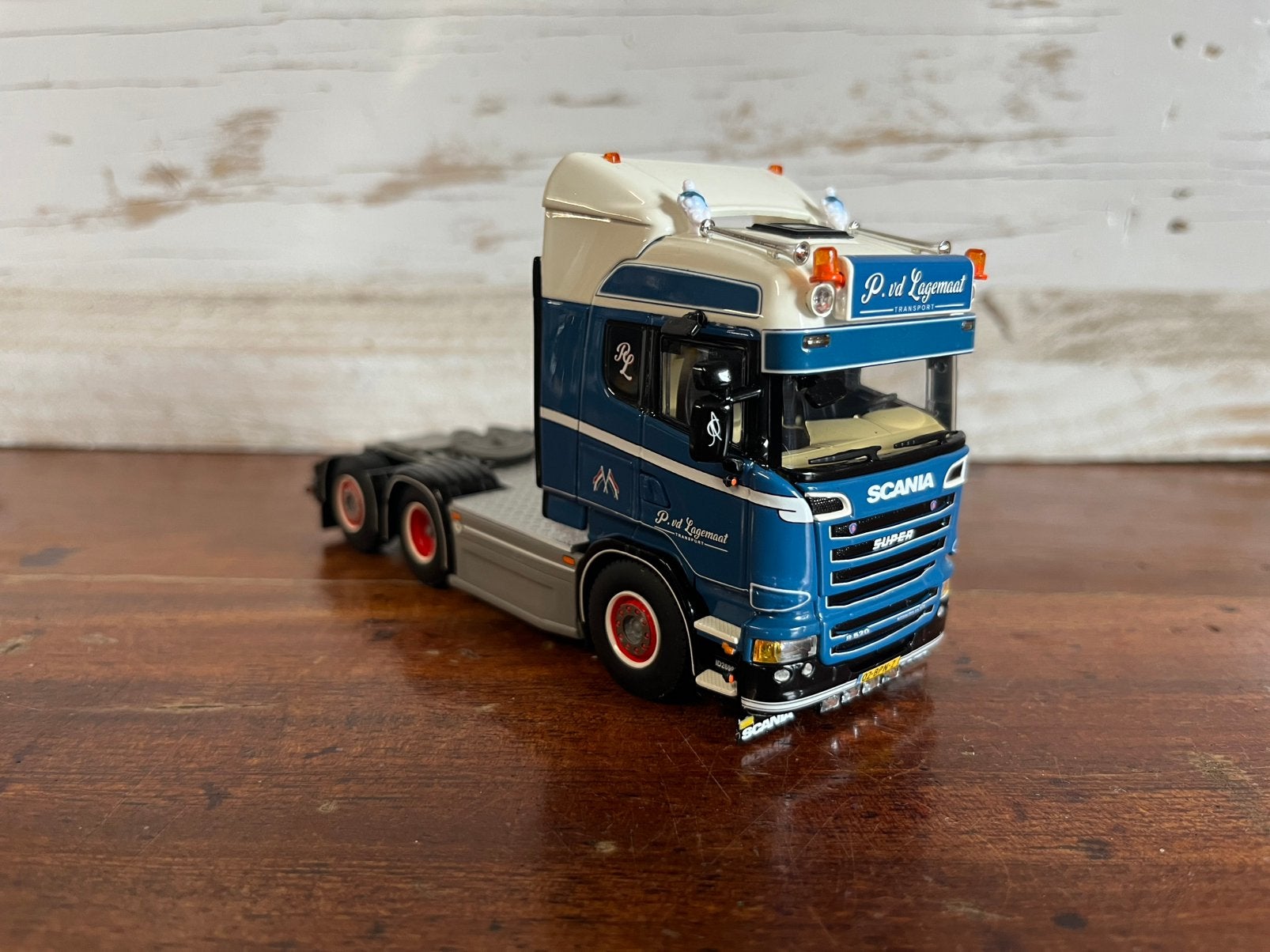 WSI schaalmodel Scania R520 P. vd lagemaat, Ophalen of Verzenden, Nieuw, Bus of Vrachtwagen, Wsi