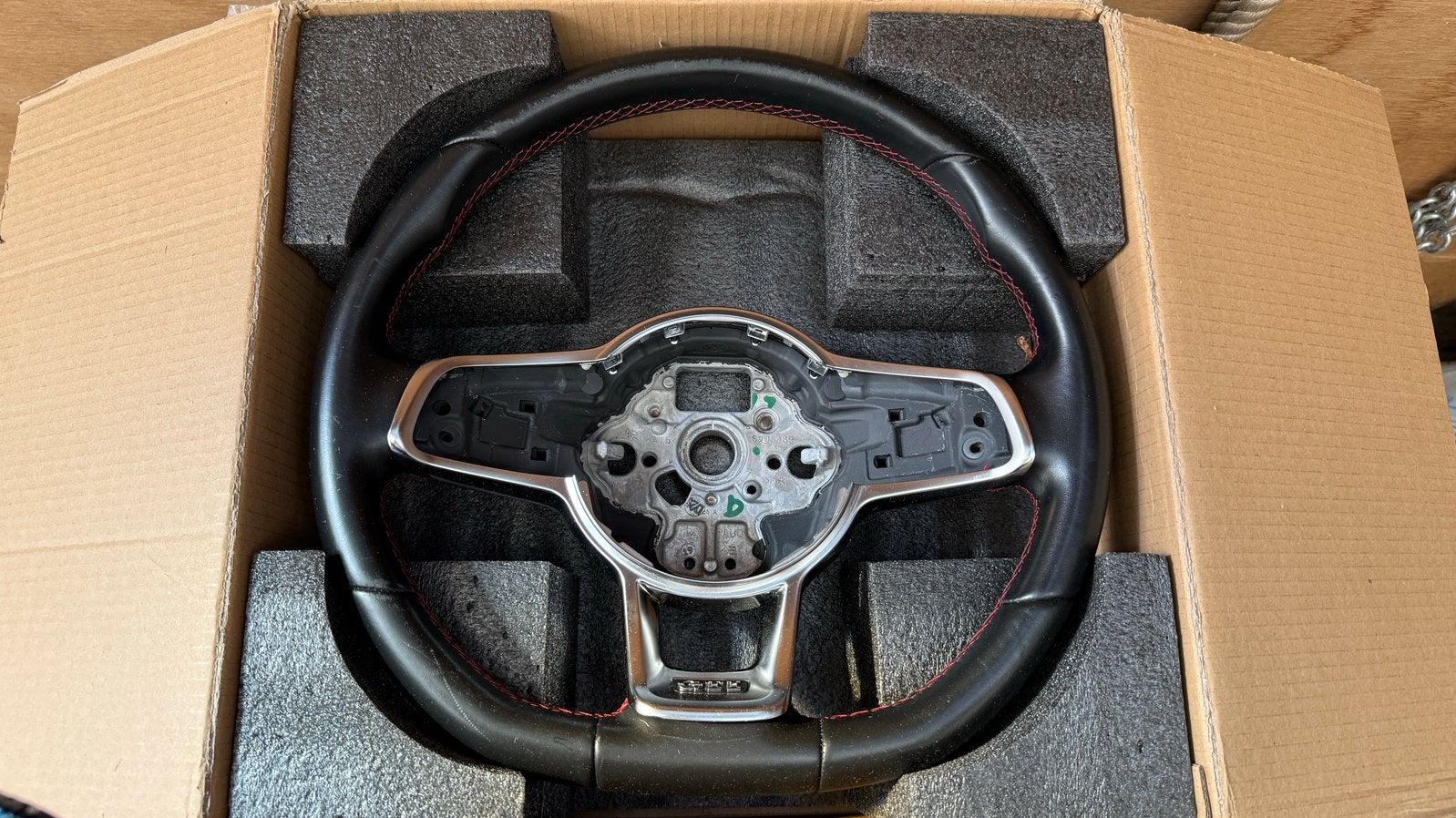 Origineel Volkswagen GTI sportstuur / afgevlakt, Ophalen, Gebruikt, Volkswagen