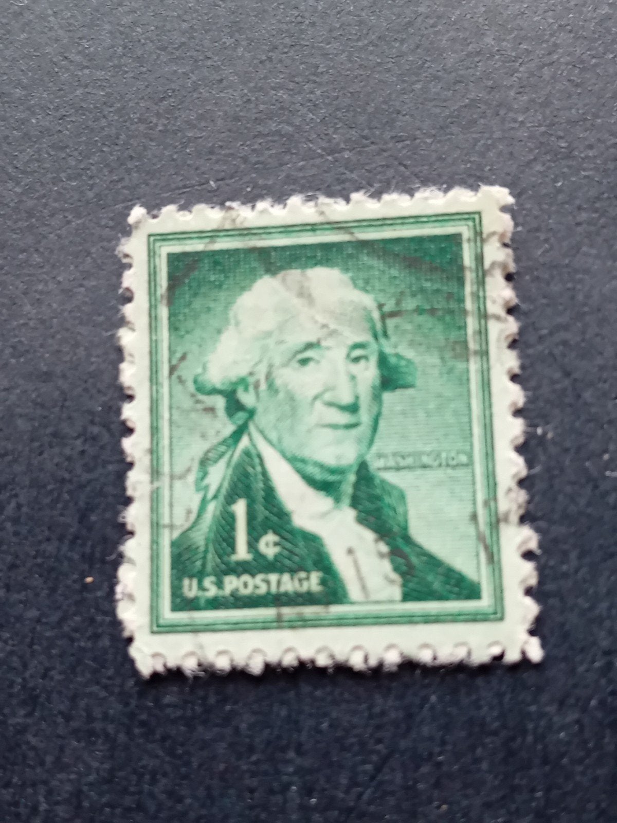 Amerikaanse postzegel 1 cent George Washington, Postzegels en Munten, Postzegels | Amerika, Ophalen of Verzenden, Noord-Amerika