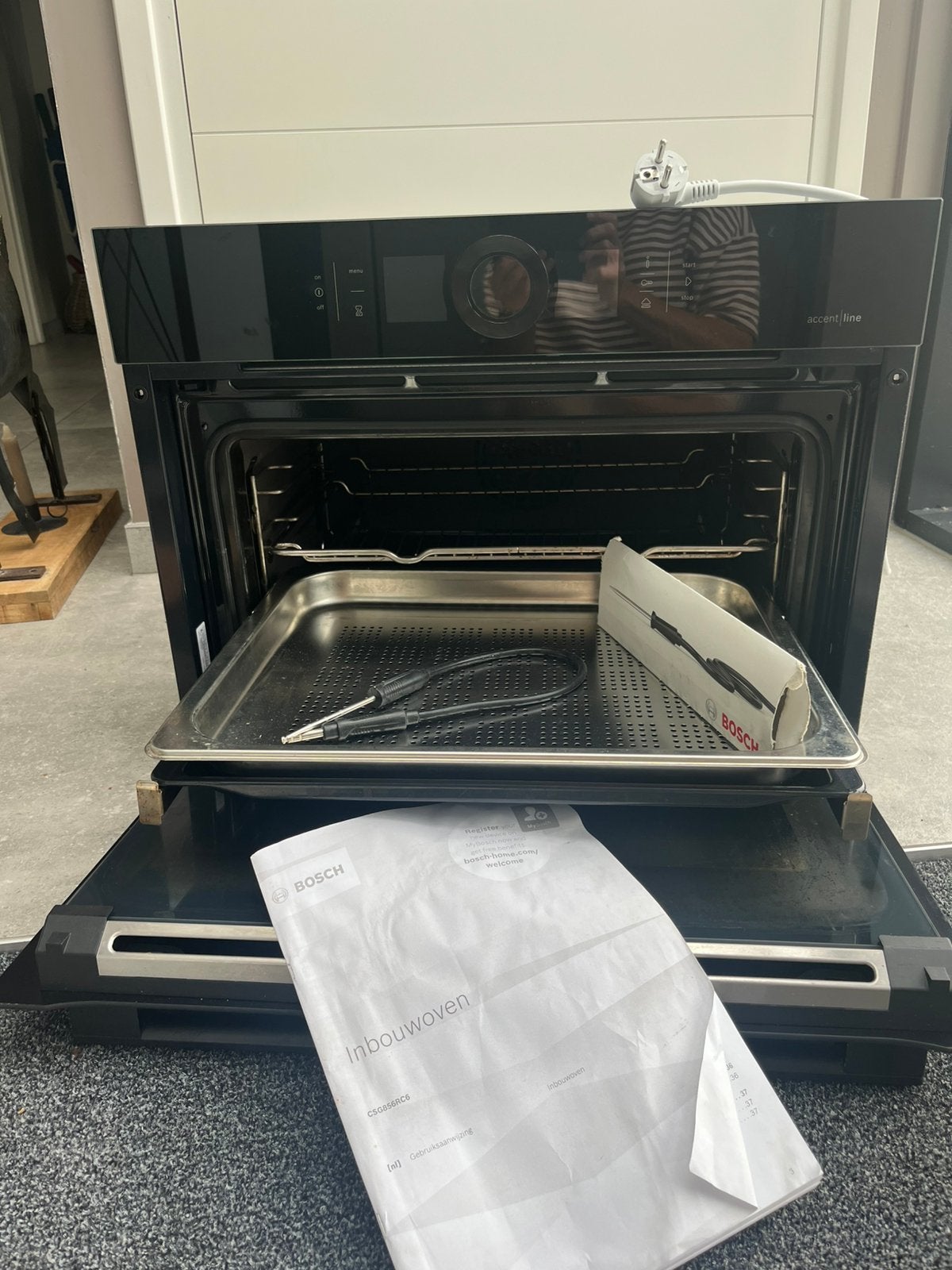 Stoomoven, Ophalen, 45 tot 50 cm, Gebruikt, Hete lucht