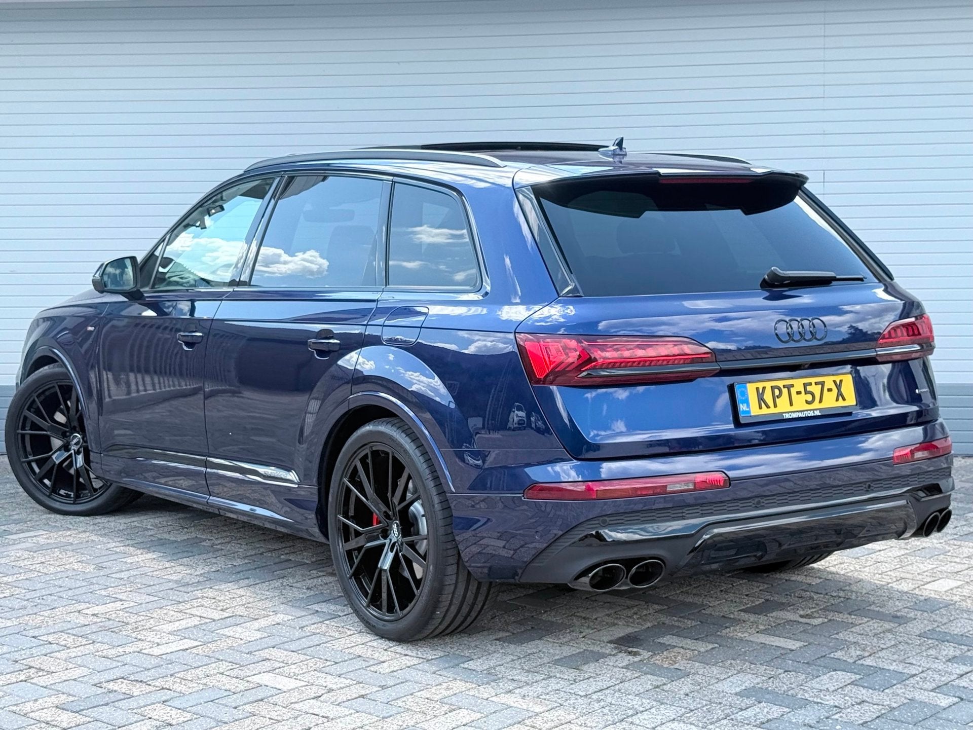 Audi Q7 55 TFSI e quattro S-LINE|PANO|RS-STOEL|T.HAAK|ACC|36, Auto's, Automaat, Gebruikt, Zwart, 2995 cc