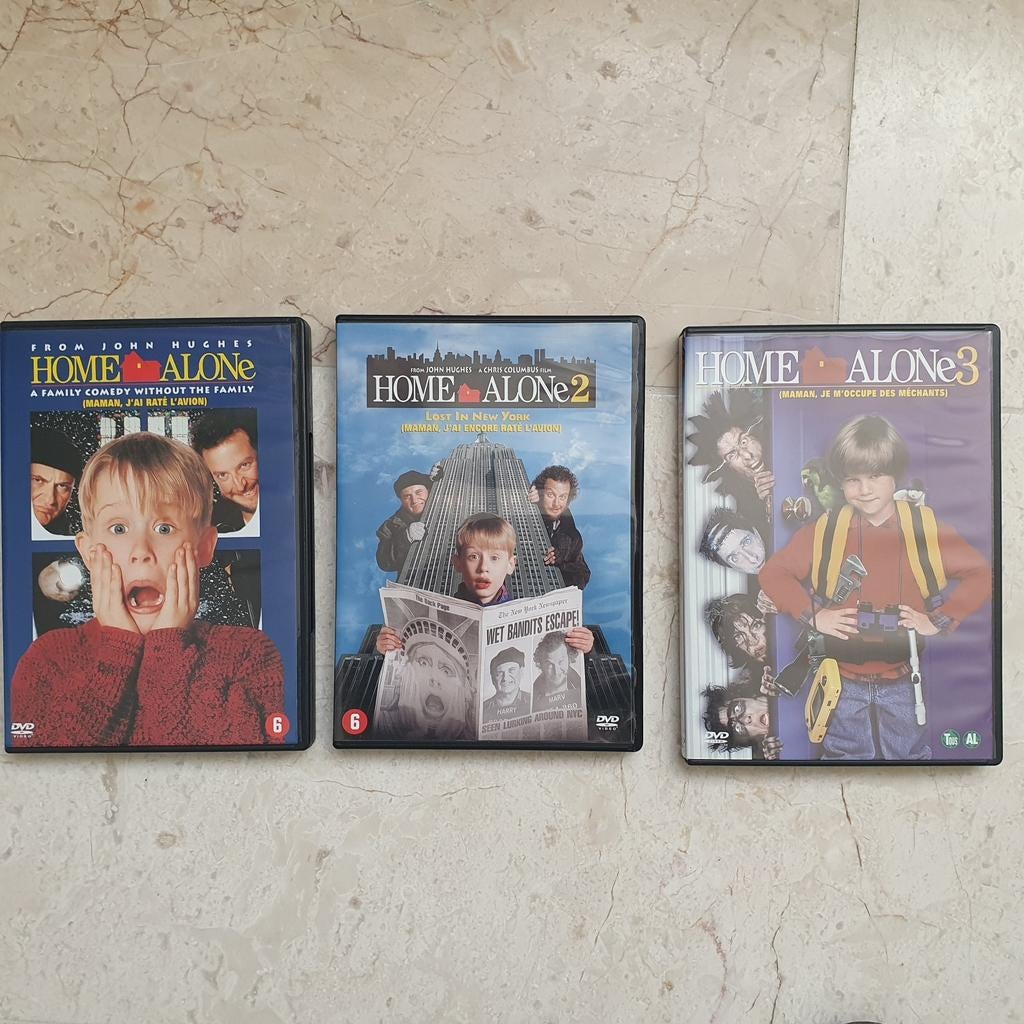 Home alone DVD deel 1 t/m 3, Ophalen of Verzenden