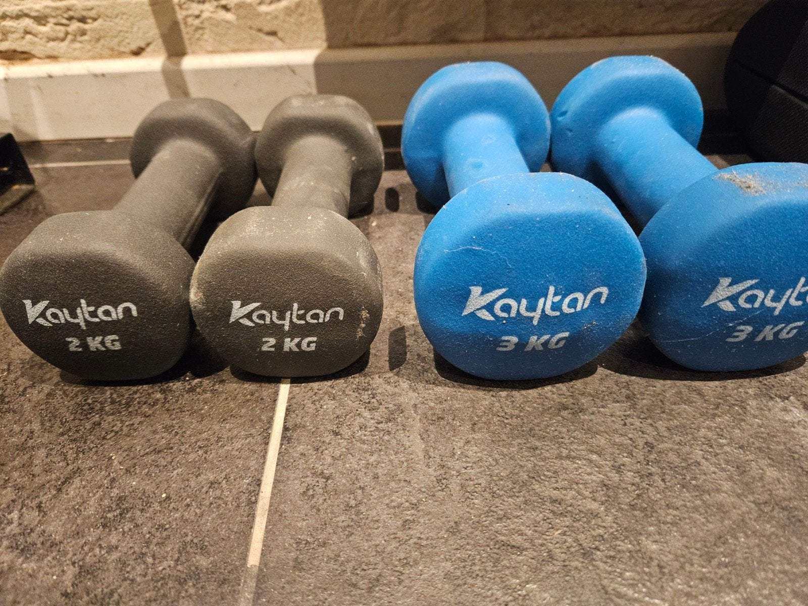 Kaytan Dumbbells - 2x 2kg en 2x 3kg, Sport en Fitness, Ophalen, Gebruikt, Armen, Dumbbell