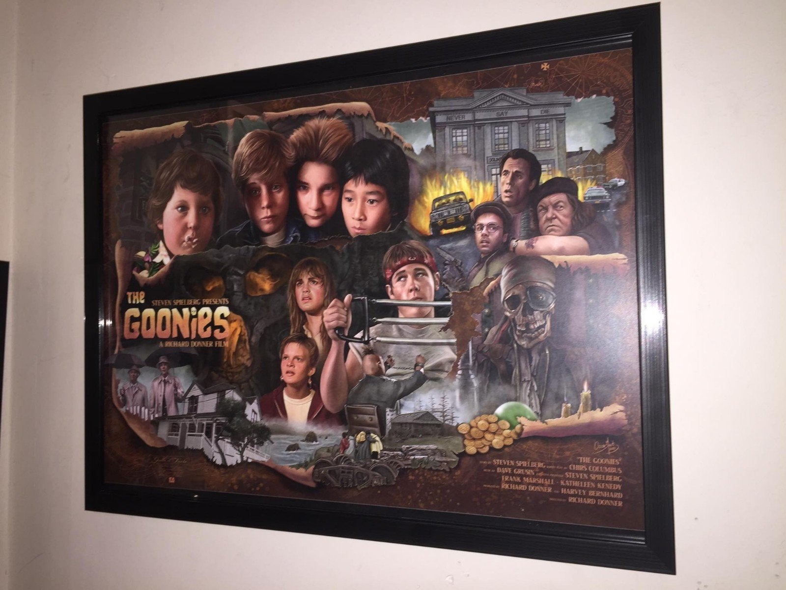 the goonies, Ophalen of Verzenden, Zo goed als nieuw, A1 t/m A3, Film en Tv