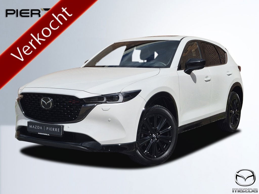 Mazda CX-5 2.0 e-SkyActiv-G M Hybrid 165 Homura | AUTOMAAT |, Auto's, Mazda, Gebruikt, 4 cilinders, Overige brandstoffen, Wit