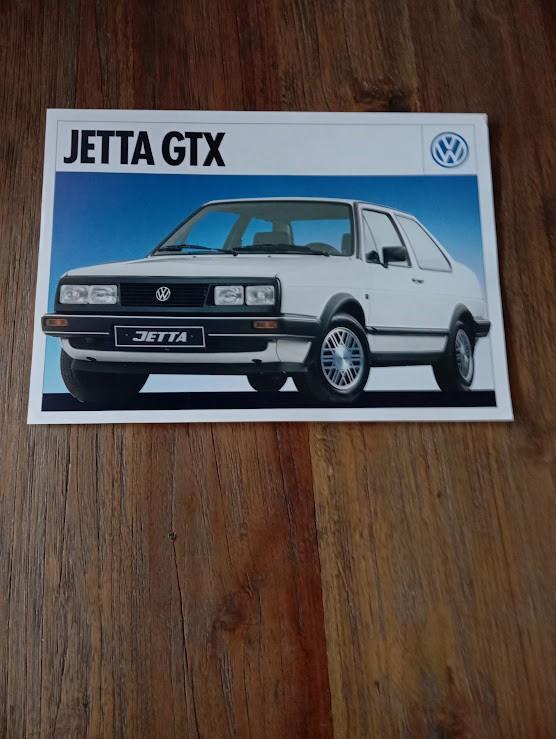 VW de Jetta GTX + prijzen 1985 2 pag., Verzenden, Zo goed als nieuw, Volkswagen