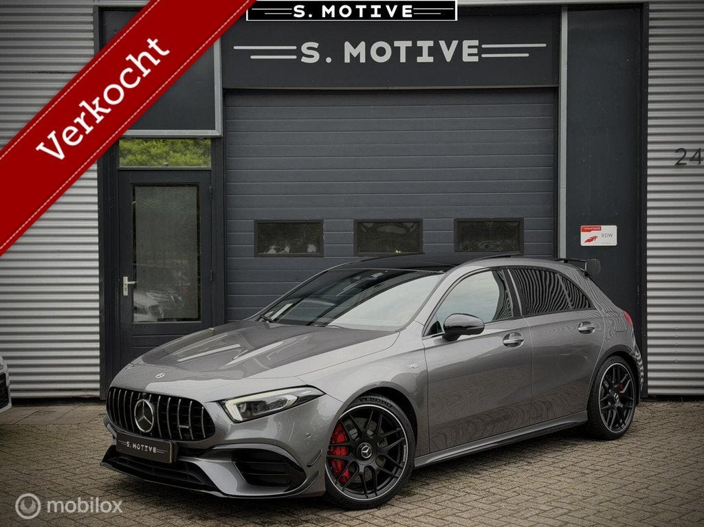 Mercedes A-klasse AMG 45 S 4MATIC+ AERO, 421pk, Burmester,, Automaat, Gebruikt, Euro 6, 4 cilinders
