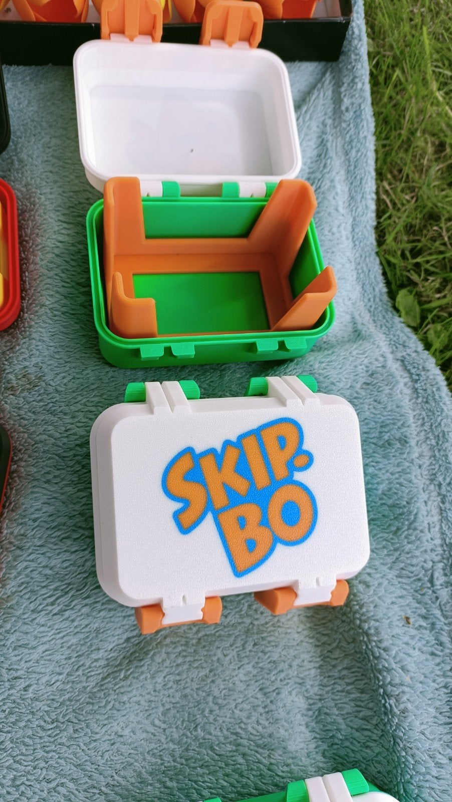 Skip-Bo in handige reisetui, Een of twee spelers, Ophalen of Verzenden, Gebruikt, Mattel