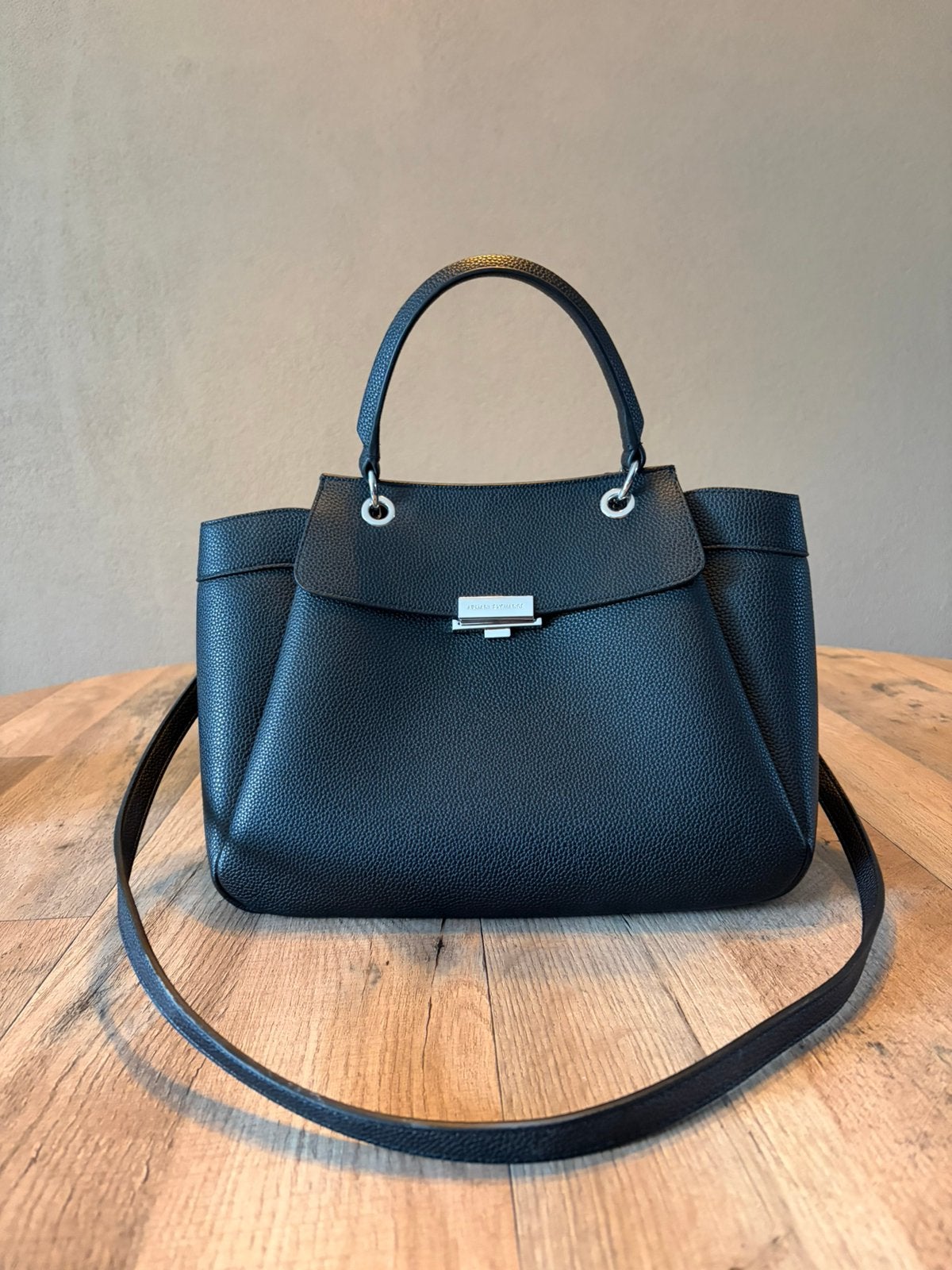 Armani Exchange tas, Ophalen of Verzenden, Zo goed als nieuw, Zwart, Handtas