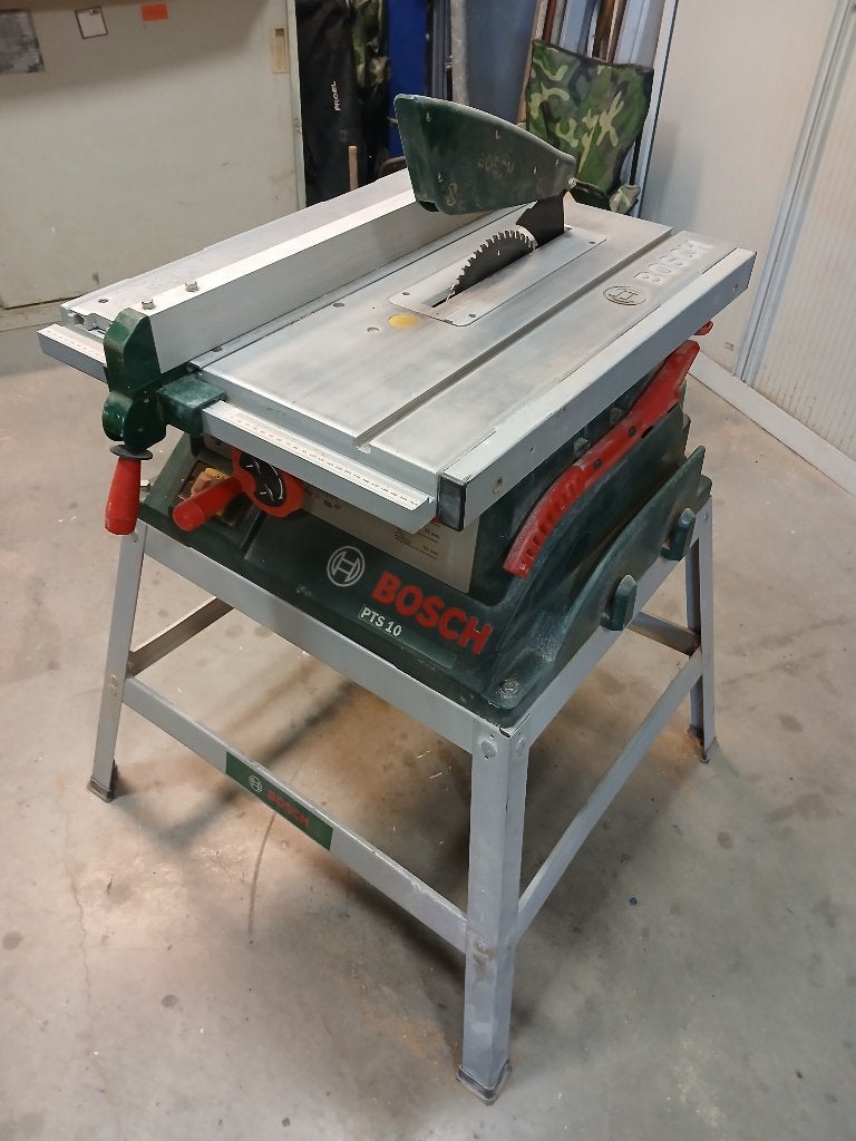 zaag machine professional Bosch PTS10, Ophalen, Zo goed als nieuw, 1200 watt of meer, Bosch