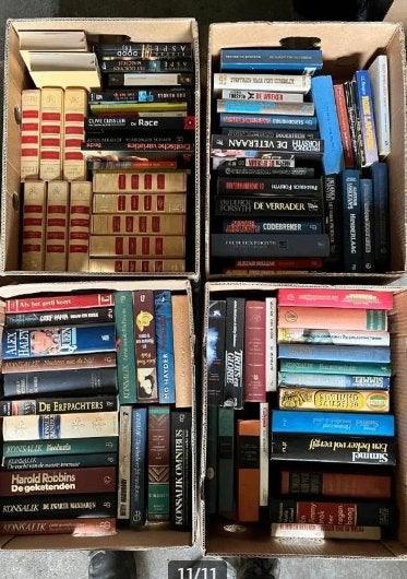 Grote partij boeken. ca 950 stuks., Ophalen, Gelezen, Verschillende onderwerpen