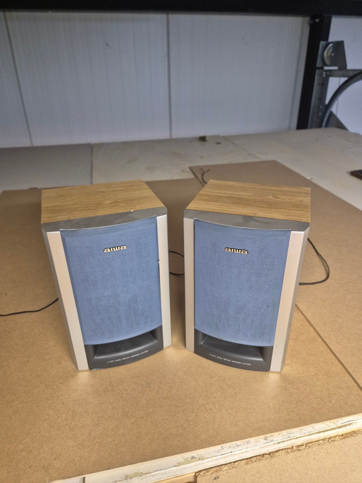 Aiwa SX-M33 Speaker Systeem - Compacte Stereo Speakers, Ophalen, Gebruikt, Minder dan 60 watt, Overige merken