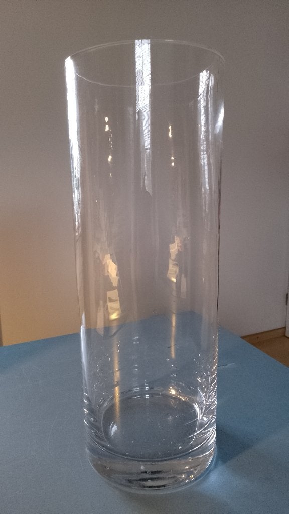 Glazen vaas, Ophalen of Verzenden, Overige kleuren, Glas