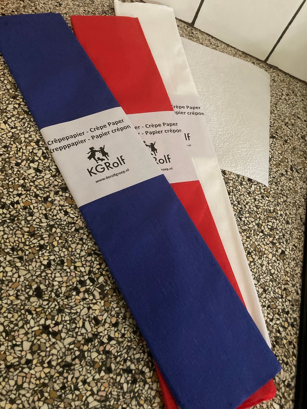 Crêpe papier, Ophalen of Verzenden, Nieuw